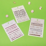 Наклейки переводные для нейл-арта «Nail Art Design», леопард, микс 3 дизайна, 12,5*8,5см