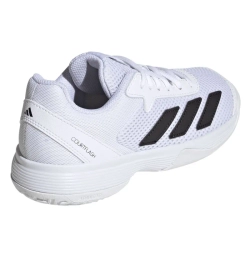 Детские Кроссовки теннисные  Adidas Courtflash K - cloud white/core black/cloud white