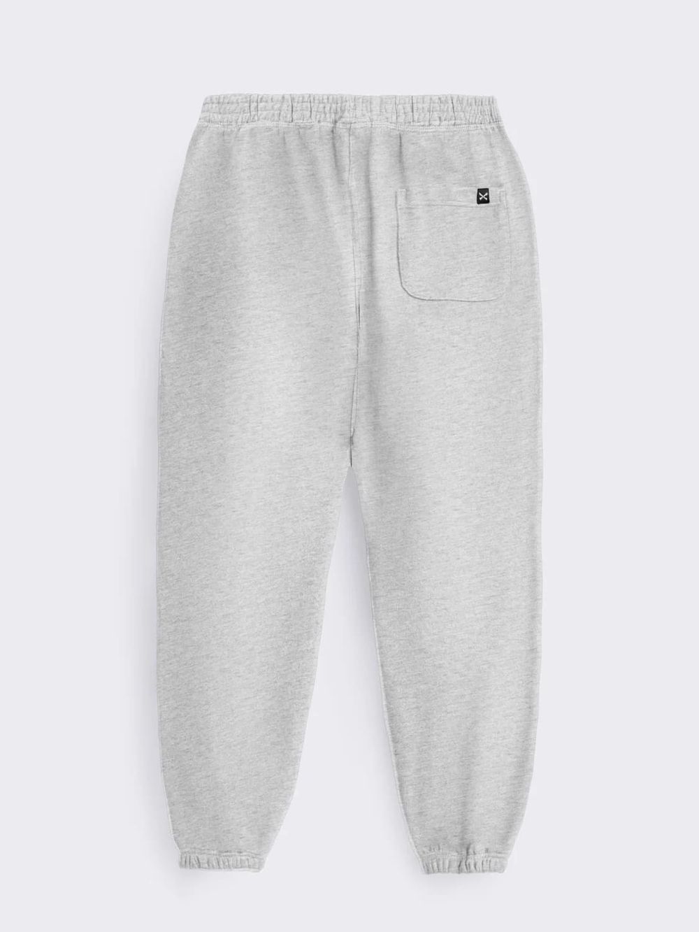Брюки Hardlunch Logo оверсайз меланж серые