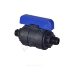 Кран шаровой компрессионный ПЭ Ду 16 3/4"x3/4" НР/НР Ру16 VALFEX 1210216034034