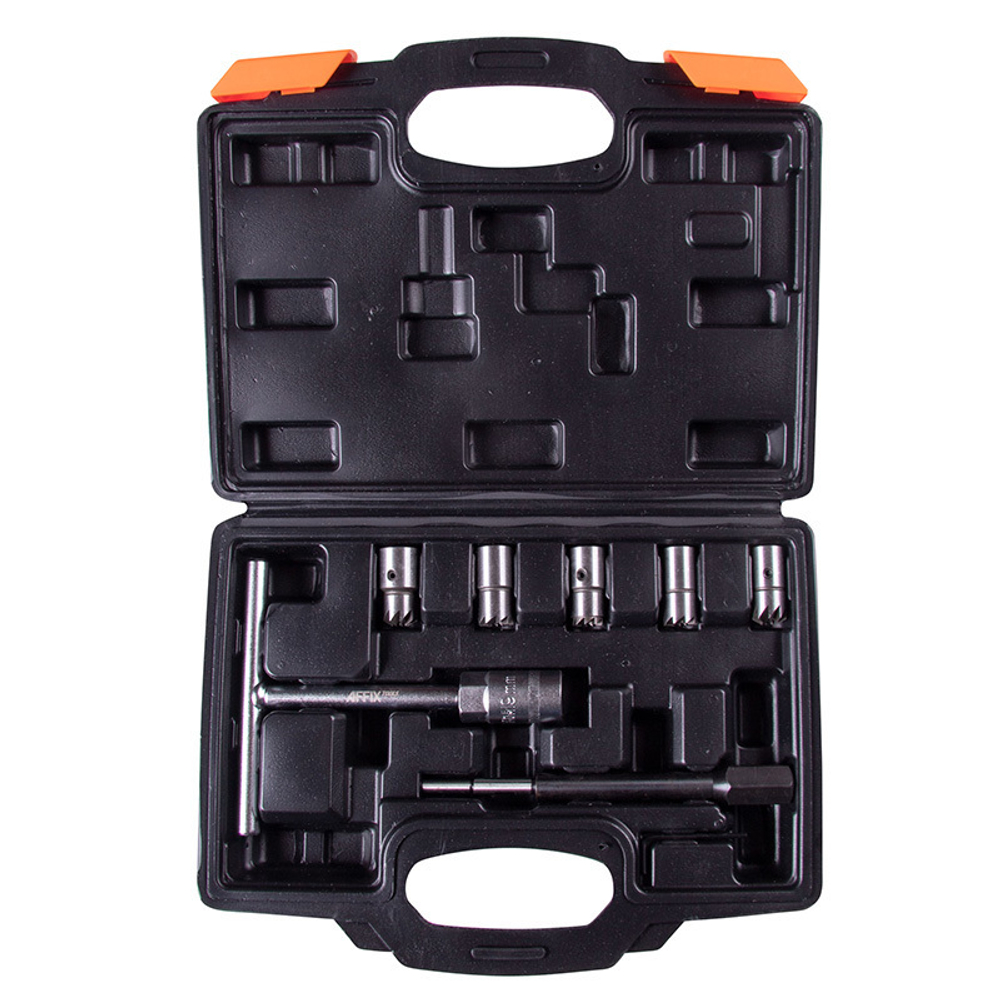 AFFIX (AF10315007C) Набор фрез для правки седел дизельных форсунок, кейс, 8 предметов