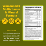 Natural Factors, Whole Earth & Sea®, мультивитамины и минералы для женщин старше 50 лет, 60 таблеток