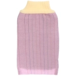 Мочалка - варежка для тела жёсткая «Premium - Sandal», цвет лавандовый, 14*24см (ZIP пакет)