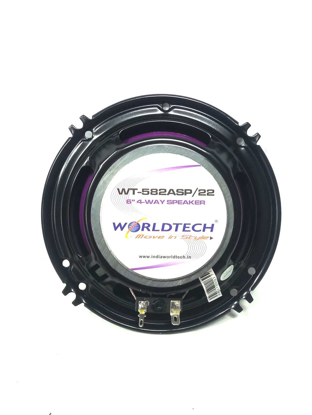 Автоколонки 16см/6" 4-Way с сетками "Комплект2шт" Worldtech WT-582ASP/22