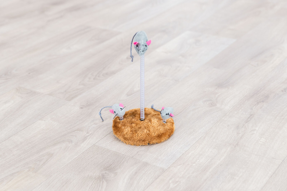 Игрушка для кошек Trixie Mouse Family, размер 15×22x15см.