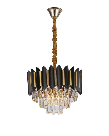 26022/5+2 BLACK+GOLD (1) Люстра (RL)