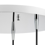 803057 Подвес PENTOLA 3х25W G9 ХРОМ/ДЫМЧАТЫЙ