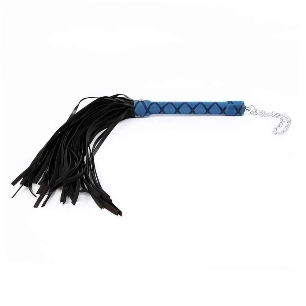 Плеть Notabu BDSM черно-синяя 40 см