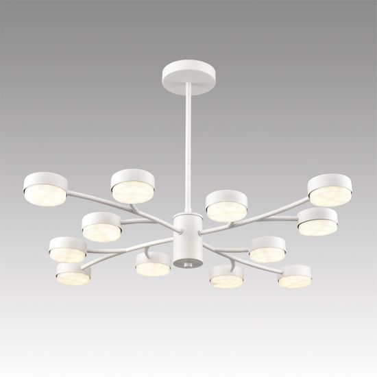 8265/12 COMFI LN26 233 металл, белый Люстра GX53 LED 12*7W 220V TORINA