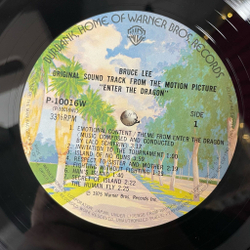 Винтажная виниловая пластинка LP Брюс Ли, Выход Дракона, Lalo Schifrin, Bruce Lee Soundtrack Enter The Dragon (Japan 1975) (No Obi)