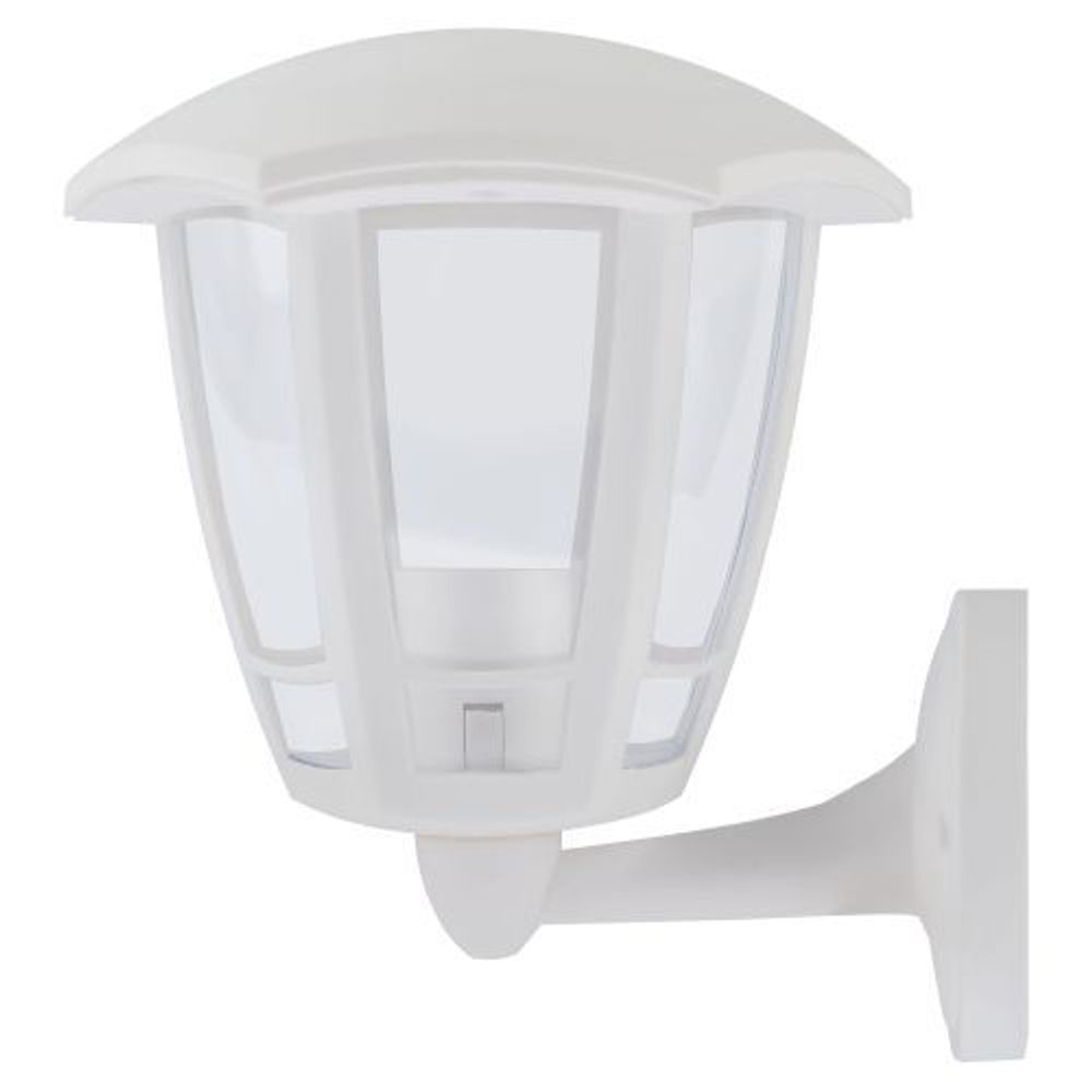 Светильник светодиодный садово-парковый ДБУ 07-8-005 3000К Дели 1 8Вт 3000К IP44 6 гранный настенный бел. Эра Б0064225