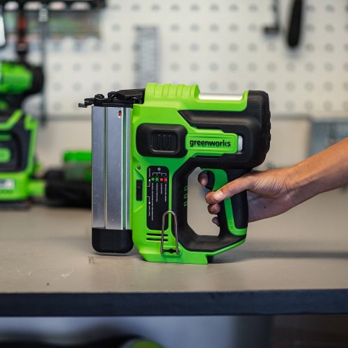 Нейлер аккумуляторный GREENWORKS GD24BN 24V без акб и з/у   3400707