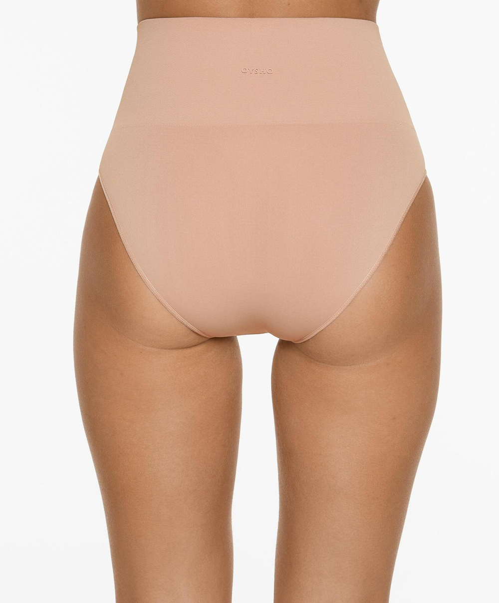 OYSHO 2 пары бесшовных классических трусов Seamless из мягкой ткани, черный