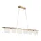 SL6021.203.36 Светильник подвесной ST-Luce золотистый/прозрачный LED 1*36W 3000K VOILE