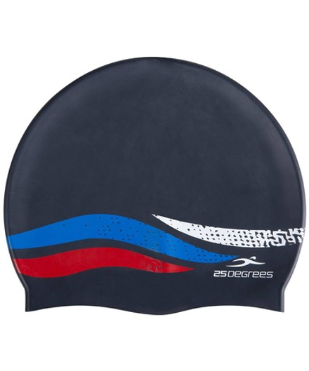 Шапочка для плавания Russia JR Black, силикон, подростковый