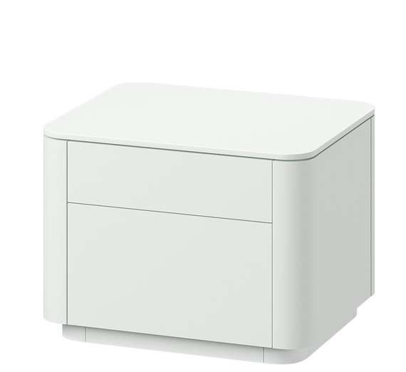 Тумба прикроватная Tammi 2 ящика ширина 50 см (белый)