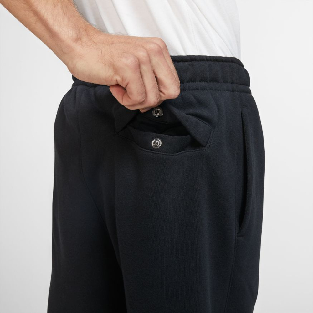 Мужские теннисные штаны Nike Sportswear Club Fleece M - black/black/white