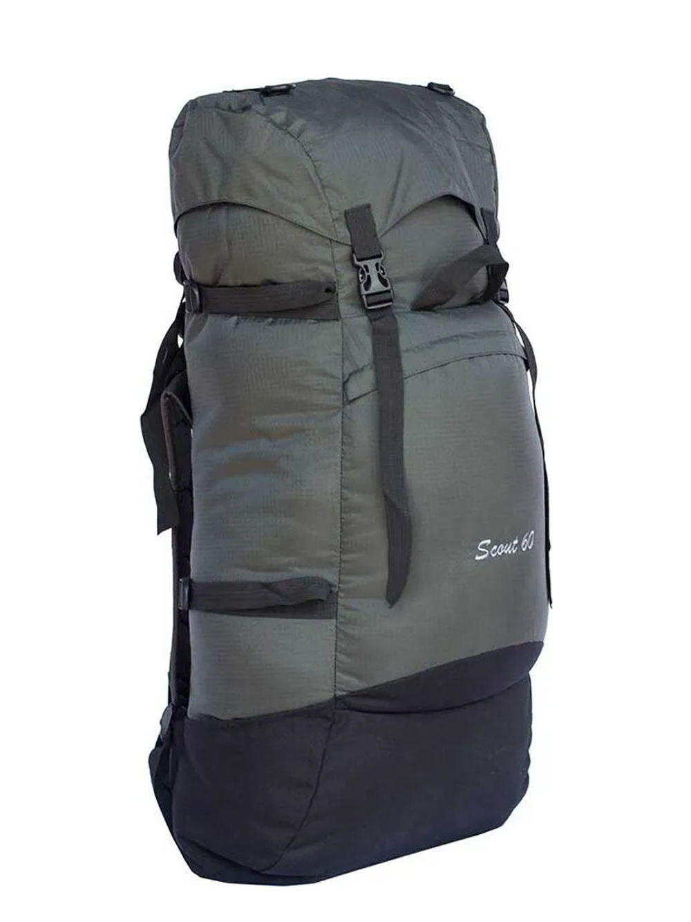 Рюкзак туристический Prival Скаут 60, Оксфорд 600, серый