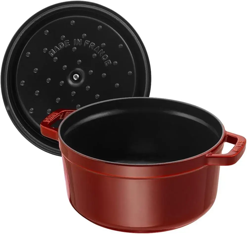 STAUB Чугунная кастрюля Cocotte 24 см 3,8 л красная (сорт II)