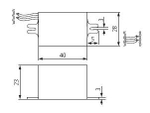 Трансформатор для светодиодных ламп KANLUX LED ADI 350 1-3W