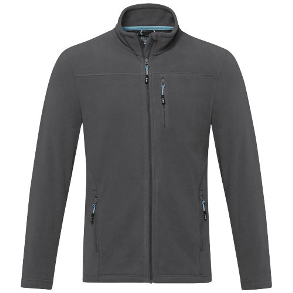Мужская флисовая куртка Amber на молнии из переработанных материалов по стандарту GRS