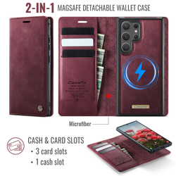 Чехол-кошелек CaseMe 2 in 1 MagSafe Samsung Galaxy S25 Ultra