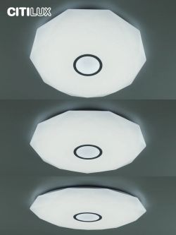 Citilux Диамант Смарт CL713A100G Умная люстра Хром