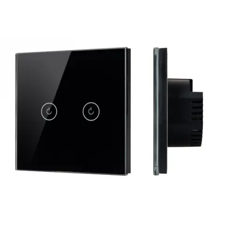 Выключатель сенсорный SWT-OMALI-S02-ZB-BK (250V, 10A, Zigbee) (Arlight, Стекло) 050040