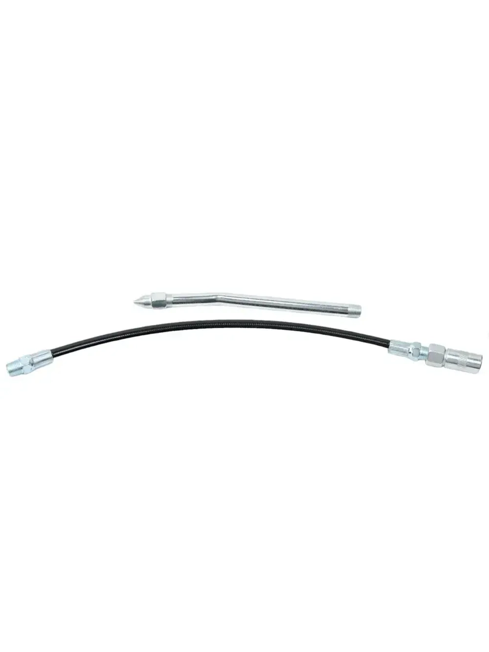 Шприц д/смазки твердый након+шланг