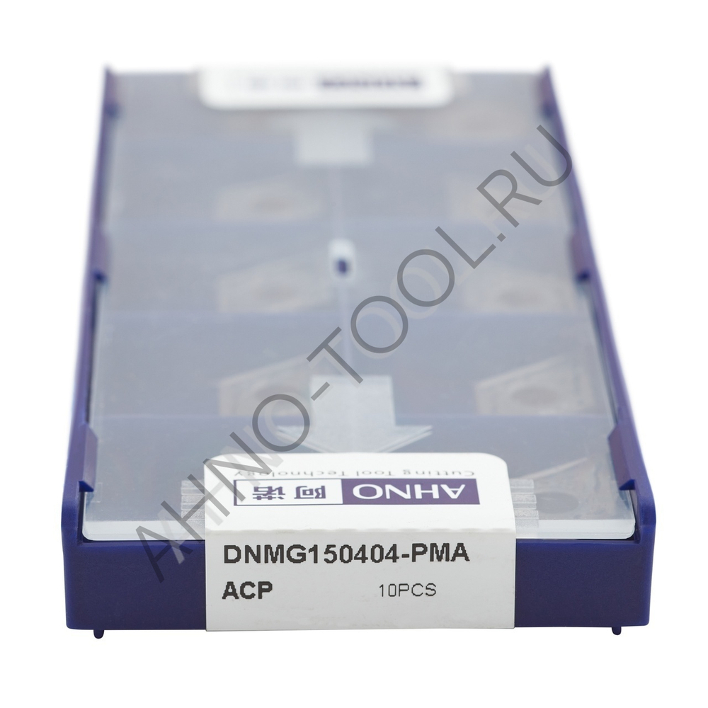 Пластина твердосплавная ISO DNMG150404-PMA ACP10E AHNO по стали, чистовая