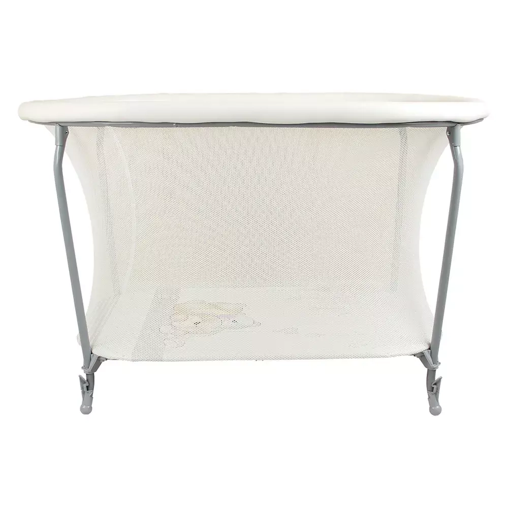 Манеж детский "Овал" коллекция Мишки (серый)