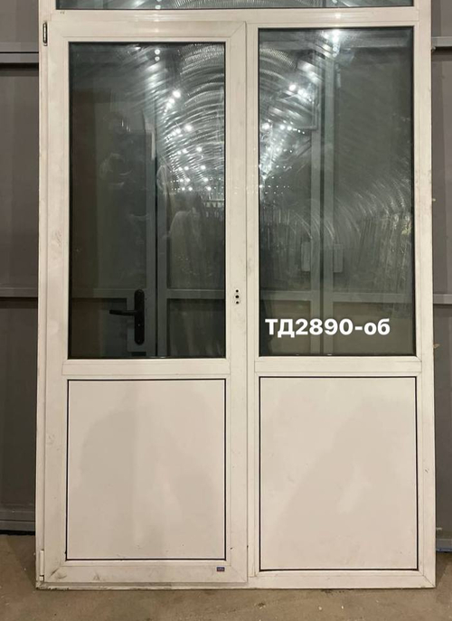 Дверь Пластиковая Б/У 213(в) х 145(ш) (Балконный блок)