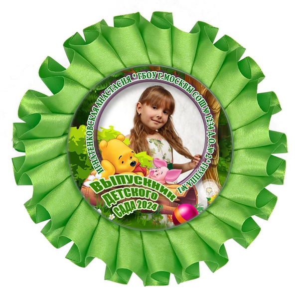 Наградная розетка именная. Арт. 14 6741