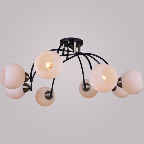 Люстра потолочная ILLUMICO E27 IL0250-8CSQ-79 BK AB