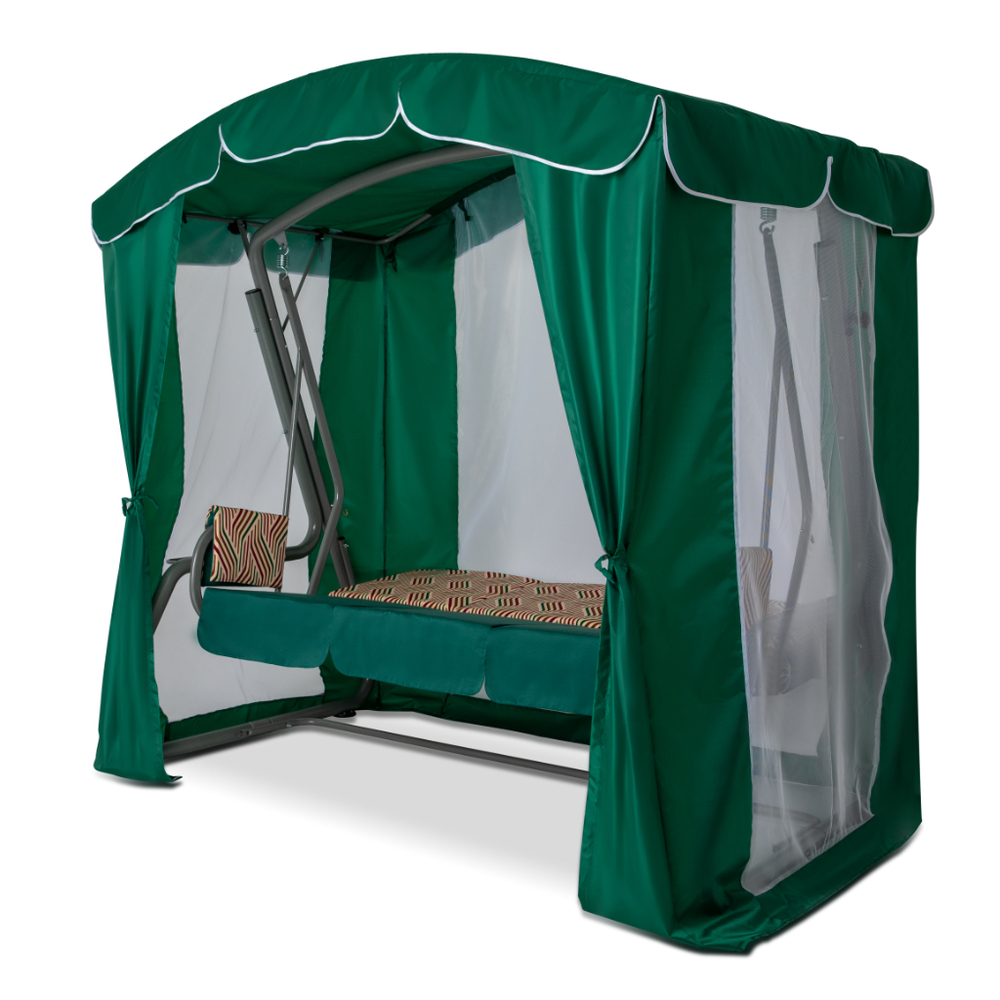 Оазис Люкс зеленый кровать сбоку