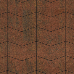 Тротуарная плитка РОМБ - Листопад гранит Арабская ночь