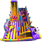 Коммерческий надувной батут «Космический калейдоскоп» 17,5*8,5*6 м