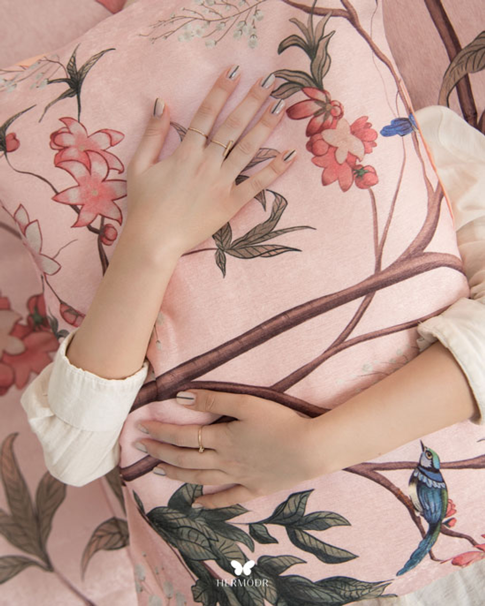 Комплект постельного белья двуспальный Derakht Beheshti Hermodr 8 предметов 130220270 Иран