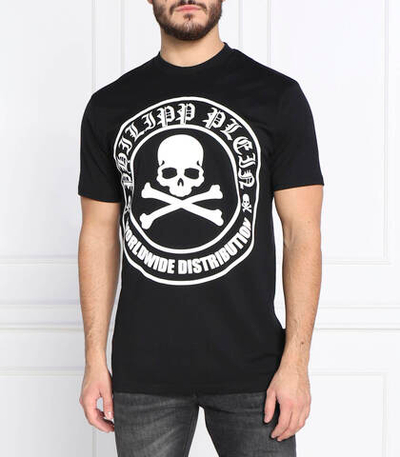 футболка Philipp Plein - черный(MTK5633 PJY002N)