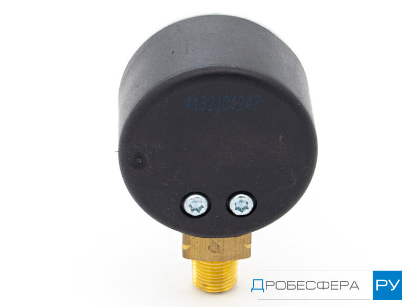 Манометр для компрессора 1 бар (0,1 МПа) радиальный R 1/8" диаметр 39 мм арт. M043-R01