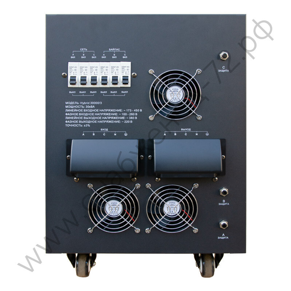 Стабилизаторы напряжения Энергия Hybrid II трехфазные