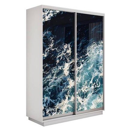 Экспресс Фото Дуо Шкаф-купе двухдверный (Морские волны)