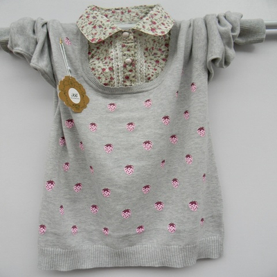 Свитер детский с имитацией многослойности