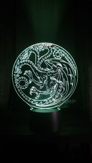 3D лампа из сериала Game of Thrones