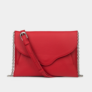 Женская сумка Florette из кожи теленка красного цвета