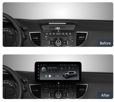 Магнитола для Honda CR-V 2012-2018 - Carmedia MKD монитор 12.3" в стиле MERCEDES на Android 11, CarPlay, 4G SIM-слот