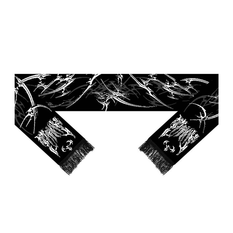 Шарф двусторонний ТАЙНА ДНК, черный