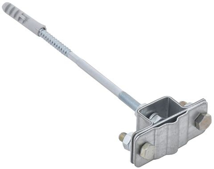 Держатель полоса/пруток 25-40мм/6-10мм для бетонного фасада оцинкованная сталь IEK