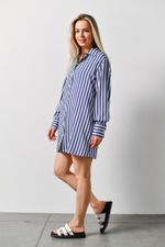 Блузка (рубашка) Тропический рай-2 Виотекс СИНИЙ