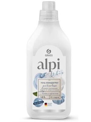 Концентрированное жидкое средство для стирки "ALPI white gel" (флакон 1,8л)